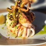 gegrillter Tintenfisch