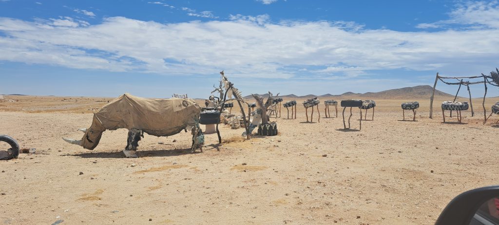 Mineralien am Straßenrand