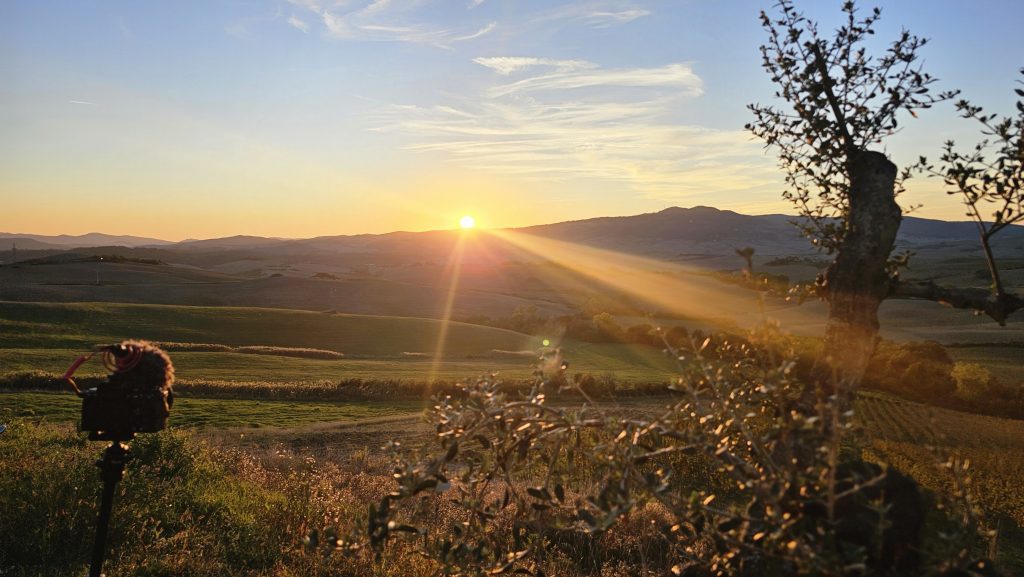 Sonnenuntergang Volterra