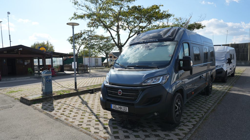 Ankunft Italien: Stellplatz Parma