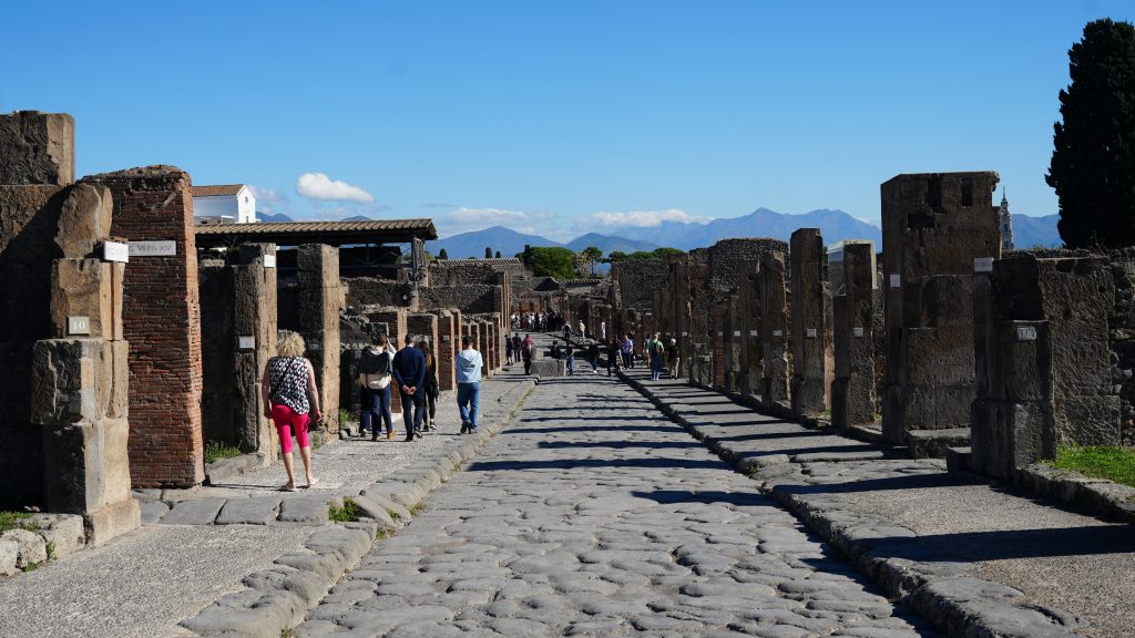 Pompei, Straße