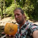 Eine leckere Kokusnuss