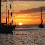 Sonnenuntergang auf dem Wasser