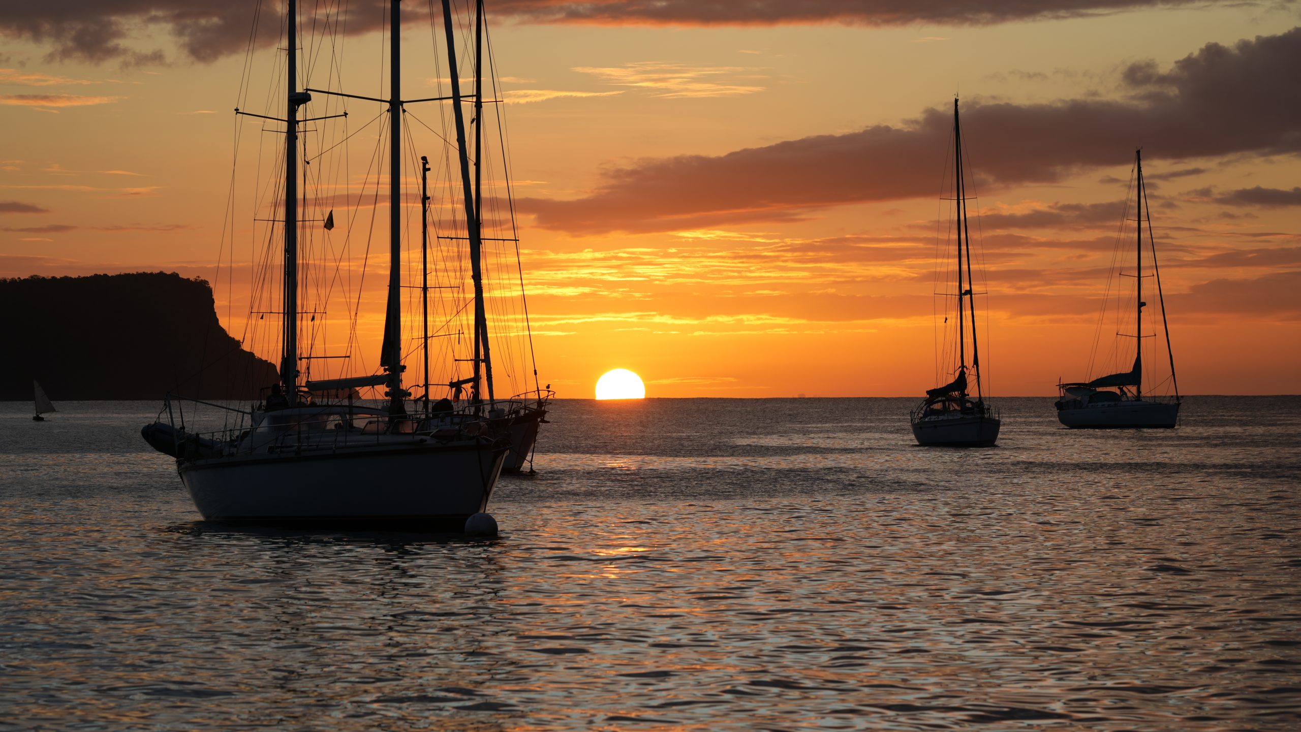Sonnenuntergang auf dem Wasser