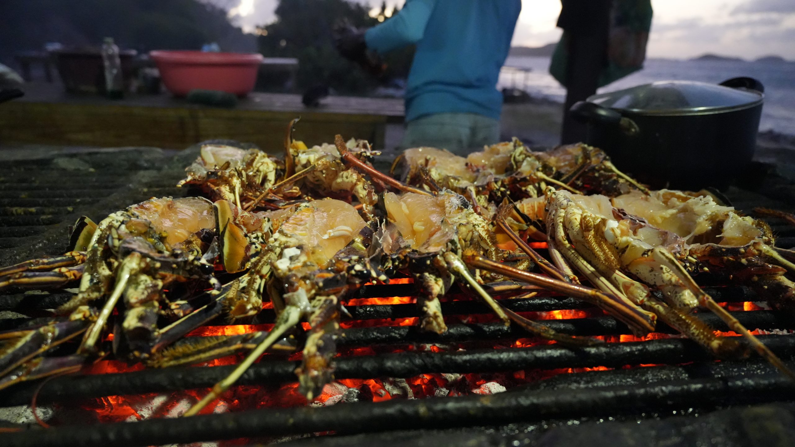 Lobster auf dem Grill